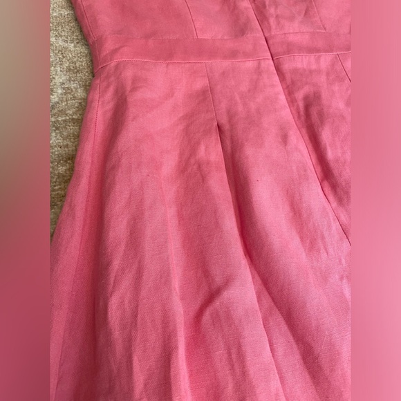 Ann Taylor Petite fit and flare Linen dress size 2P - Picture 10 of 12